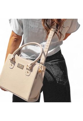 Bolso Doble Funcion De Dama Mujer Karla Chacon Jess Beige
