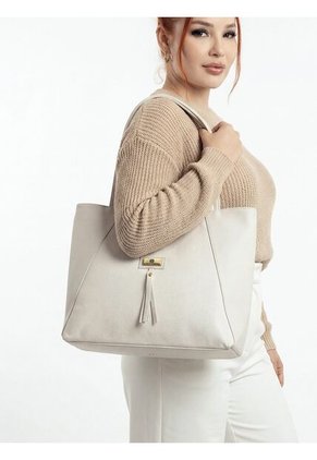 Cartera Bolso Mujer Dama Karla Chacon Rupe Beige