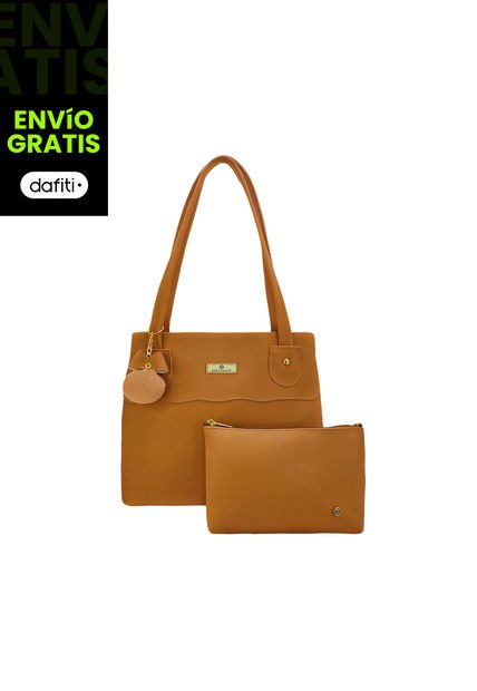 Bolso Dama Cartera Mujer Karla Chacon Gema Miel