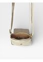 Combo Set Morral Nely + Manos Libres Lara Karla Chacon Beige de KARLA CHACON