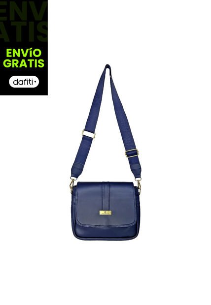 Bolso Manos Libres De Dama Mujer Karla Chacon Lady Azul