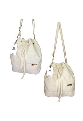 Bolso Manos Libres De Dama Mujer Karla Chacon Nena Beige