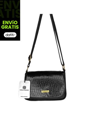 Bolso Manos Libres De Dama Mujer Karla Chacon Lara Negro