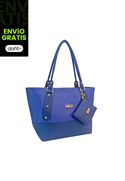 Bolso Dama Cartera Mujer Karla Chacon Gala Azul
