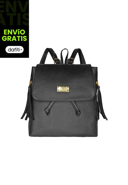 Morral Casual Mediano De Dama Mujer Karla Chacon Pace Negro