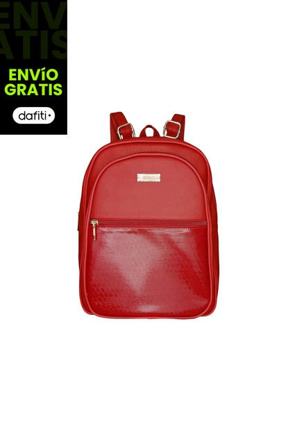 Morral Casual Mediano De Dama Mujer Karla Chacon Nely Rojo