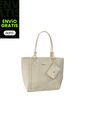 Bolso Tote Elegante Para Mujer Con Monedero Karla Chacon Mila Beige de KARLA CHACON