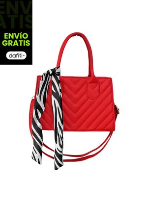 Bolso Satchel Mediano Elegante Para Mujer Karla Chacon Rojo