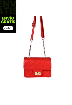 Bolso Manos Libres De Dama Mujer Karla Chacon Sanz Rojo