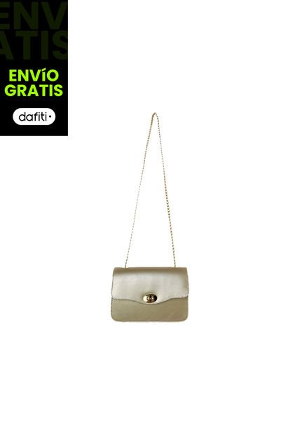 Bolso Dama Cartera Mujer Karla Chacon Diva Dorado