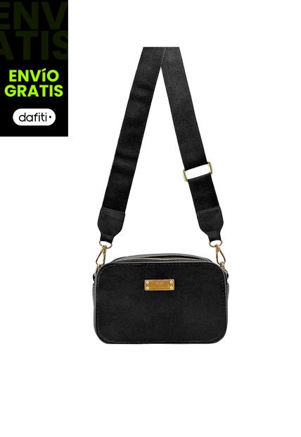 Bolso Manos Libres De Dama Mujer Karla Chacon Daya Negro
