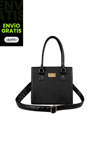 Bolso Doble Funcion De Dama Mujer Karla Chacon Jess Negro