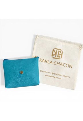 Monedero Pequeño Dama Mujer Karla Chacon Viky Menta