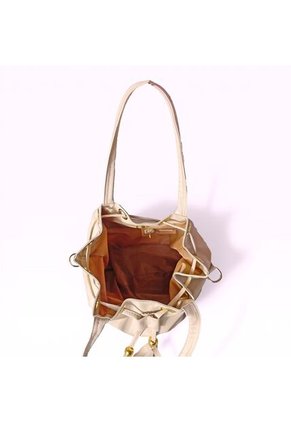 Bolso Cartera Mujer Dama Karla Chacon Iris Beige