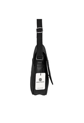 Bolso Carriel Manos Libres Para Hombre Karla Chacon Enzo Negro