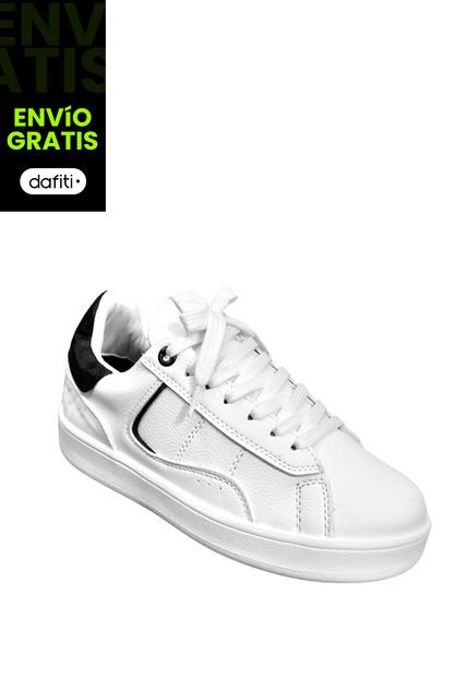 Zapato Dama Calzado Mujer Tenis Casual Karla Chacon Claire-Blanco