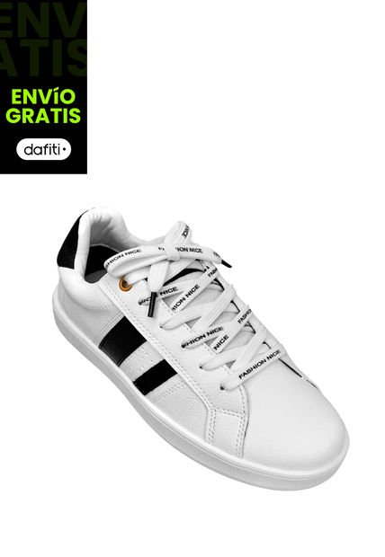 Zapato Dama Calzado Mujer Tenis Casual Karla Chacon Astrid Blanco