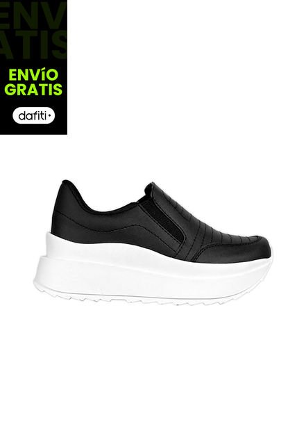 Zapato Dama Calzado Mujer Tenis Casual Karla Chacon Roxana Negro