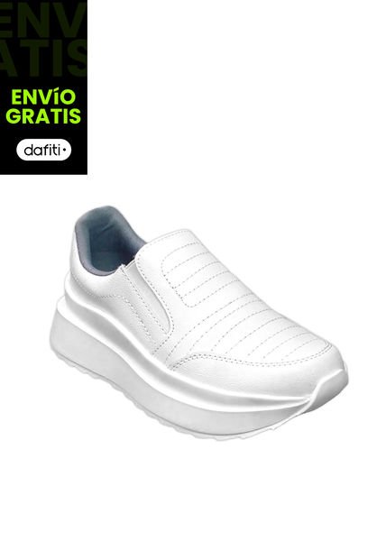 Zapato Dama Calzado Mujer Tenis Casual Karla Chacon Roxana Blanco