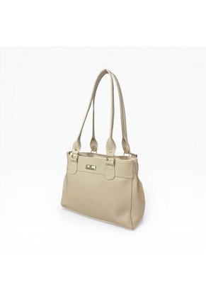 Bolso Cartera Doble Funcion Dama Mujer Karla Chacon Naza Beige