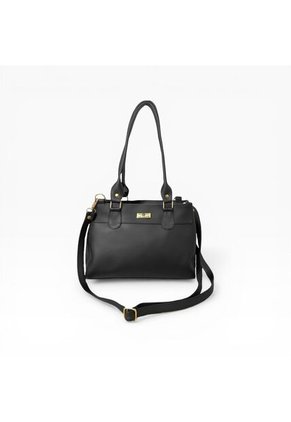 Bolso Cartera Doble Funcion Dama Mujer Karla Chacon Naza Negro