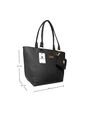 Bolso Dama Cartera Mujer Tote Grande Karla Chacon Mila Negro de KARLA CHACON