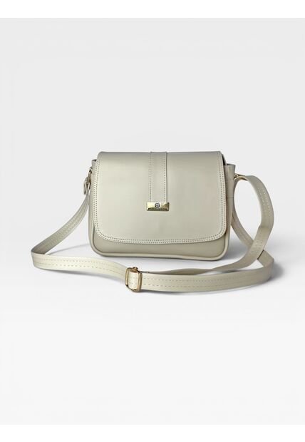 Bolso Manos Libres De Dama Mujer Karla Chacon Lady Beige
