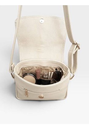 Bolso Manos Libres De Dama Mujer Karla Chacon Lady Beige