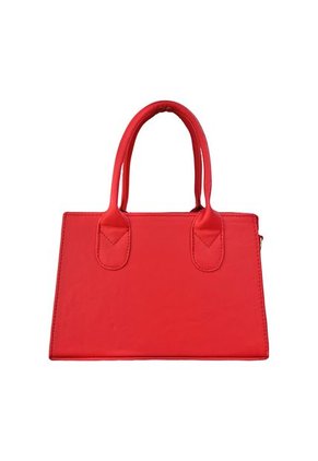 Bolso Satchel Mediano Elegante Para Mujer Karla Chacon Rojo