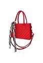 Bolso Satchel Mediano Elegante Para Mujer Karla Chacon Rojo de KARLA CHACON