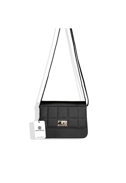 Bolso Dama Carteras Mujer Bandolera Karla Chacon Kary Negro