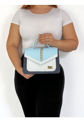 Bolso Manos Libres De Dama Mujer Karla Chacon Magy Azul