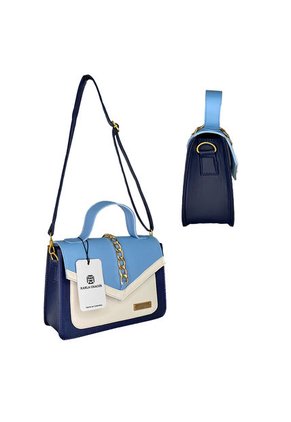 Bolso Manos Libres De Dama Mujer Karla Chacon Magy Azul