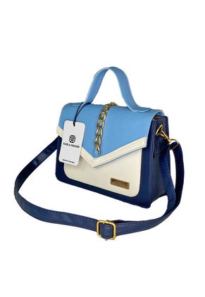 Bolso Manos Libres De Dama Mujer Karla Chacon Magy Azul