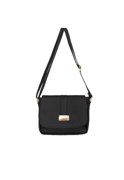 Bolso Manos Libres De Dama Mujer Karla Chacon Lady Negro