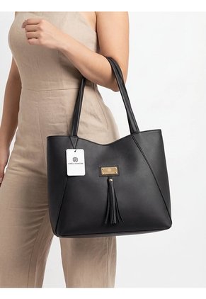 Cartera Bolso Mujer Dama Karla Chacon Rupe Negro