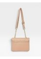 Bolso Manos Libres Elegante Bandolera De Dama Mujer Karla Chacon Sanz Nude de KARLA CHACON