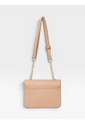 Bolso Manos Libres Elegante Bandolera De Dama Mujer Karla Chacon Sanz Nude