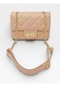 Bolso Manos Libres Elegante Bandolera De Dama Mujer Karla Chacon Sanz Nude de KARLA CHACON