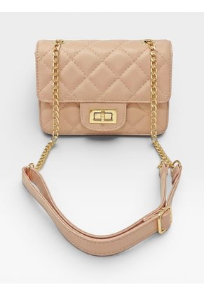 Bolso Manos Libres Elegante Bandolera De Dama Mujer Karla Chacon Sanz Nude