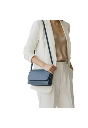 Bolso Manos Libres Casual Karla Chacon Nova Azul