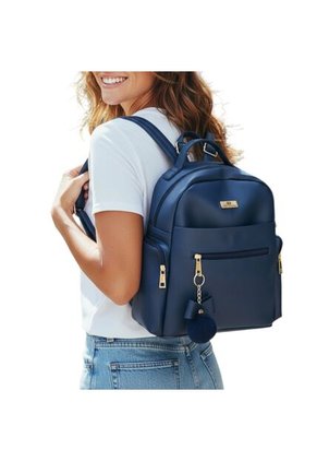 Morral Casual Mediano De Dama Mujer Karla Chacon Naty Azul