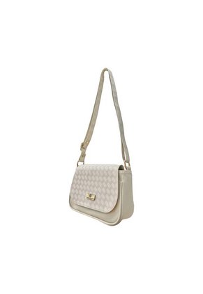 Bolso Manos Libres De Dama Mujer Karla Chacon Lara Beige