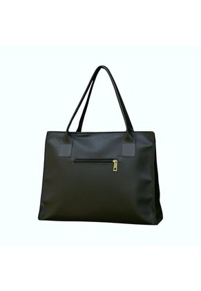 Bolso Tote Sport De Lona Para Mujer Karla Chacon Laura Negro