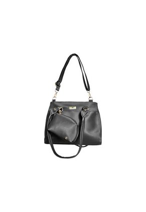 Bolso Cartera Doble Funcion Dama Mujer Karla Chacon Naza Negro