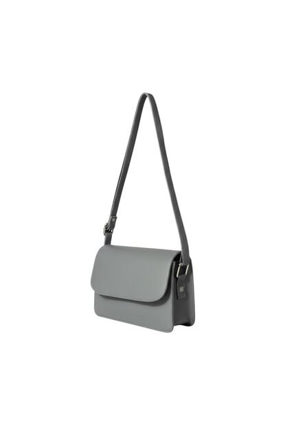 Bolso Manos Libres Casual Karla Chacon Nova Gris