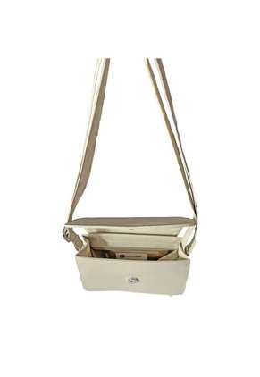 Bolso Manos Libres Casual Karla Chacon Nova Beige