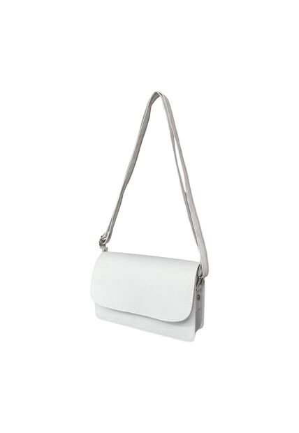 Bolso Manos Libres Casual Karla Chacon Nova Blanco