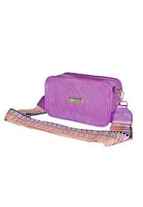 Bolso Manos Libres De Dama Mujer Karla Chacon Vega Lila