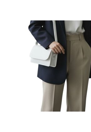 Bolso Manos Libres Casual Karla Chacon Nova Blanco